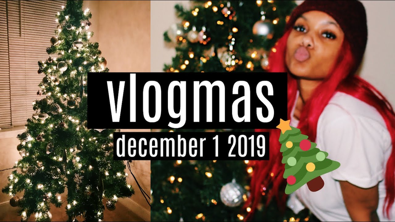 DECORATING MY CHRISTMAS TREE | VLOGMAS! Dec 1 DECORATING MY CHRISTMAS TREE | VLOGMAS! Dec 1