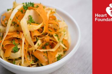 Carrot and parsnip salad recipe | Healthy recipes | Heart Foundation NZ