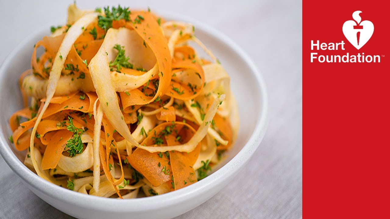 Carrot and parsnip salad recipe | Healthy recipes | Heart Foundation NZ Carrot and parsnip salad recipe | Healthy recipes | Heart Foundation NZ
