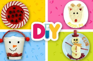 4 Christmas Food Art Snacks for the holiday season | Healthy-n-Yummy | DIY Labs