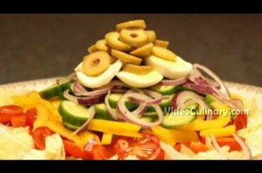 Vegetable Salad With Thousand Island Dressing Recipe - Video Culinary