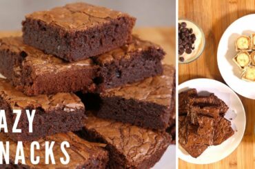 4 Lazy Snack Recipes | Quick & Easy Sweet Snacks