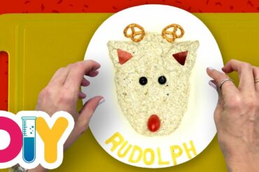 RUDOLPH | Oatmeal Christmas Recipe | Food Art | Healthy-n-Yummy | DIY Labs