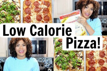 BEST Low Calorie Pizza Recipe! Low Carb ish and still DELICIOUS!