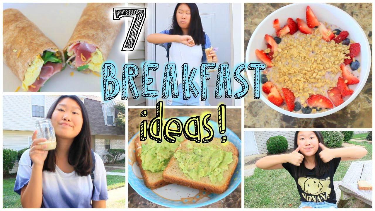 7 Quick, Easy and Healthy Breakfast Ideas for School! 7 Quick, Easy and Healthy Breakfast Ideas for School!