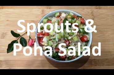 Sprouts and Poha Salad: A Taste of Isha Cookbook