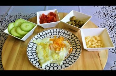 Turkish Breakfast (Only 115 Calories) Low Calorie Breakfast Ideas (Desayuno Turco) Solo 115 Calorías