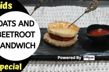 10 new Tiffin Ideas for Kids | Lunch box Ideas | #3 Oats and Beetroot Sandwich