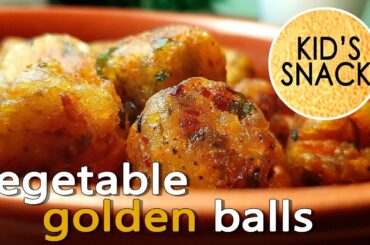 Vegetable Golden Balls | Quick & Healthy Lunch Box Recipe for Kids