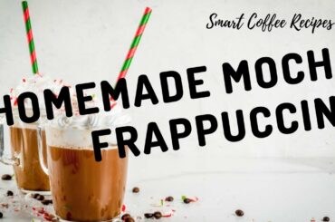 Smart Coffee Recipe: Homemade Mocha Frappuccino | SO GOOD & HEALTHY!