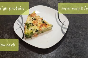 Broccoli salmon recipe- casserole- high protein-low carb recipe for weight loss- Brokkoli-Lachs