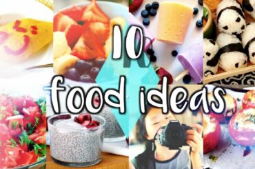 10 Breakfast and Lunch Ideas for School! | Ashlelayy