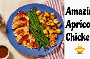 Amazing Apricot Chicken Recipe | Simple American Lunch & Dinner Recipe | Healthy Chicken & Veggies