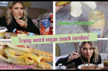 TRYING YOUR WEIRD SNACK SUGGESTIONS!