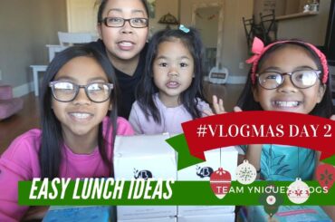 Easy Lunch Ideas & Blue Ele Unboxing | #VLOGMAS Day 2| TeamYniguez Vlogs