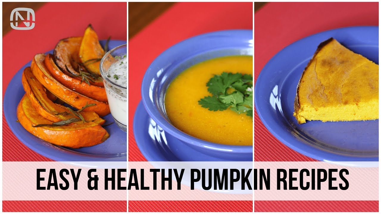 3 quick, easy and healthy PUMPKIN RECIPES 🎃 | OrgaNatic 3 quick, easy and healthy PUMPKIN RECIPES 🎃 | OrgaNatic