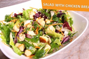 Healthy Salad With Chicken Breasts - Til