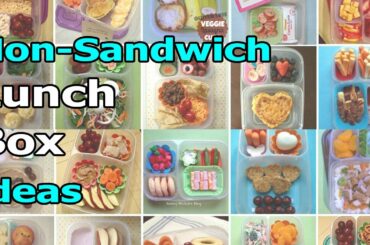 Easy Lunchboxes: 20 non-sandwich lunch box ideas for school or work.