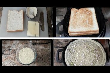 Easy Protein breakfast recipes/ Chick pea Sandwich / Whole moong Dosa or Pesarattu