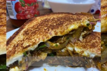 Double cheese mutton sandwich | Breakfast recipes | Kids lunchbox ideas