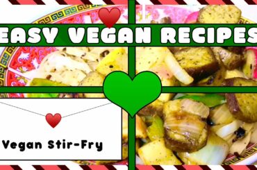 Vegan Stir-Fry 🌱 Easy Vegan IDEAS! 🌱 Healthy Lunches with Nicole Sawler 🌹