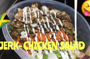 EASY! TASTY! Low Carb Jamaican Jerk Chicken SALAD!