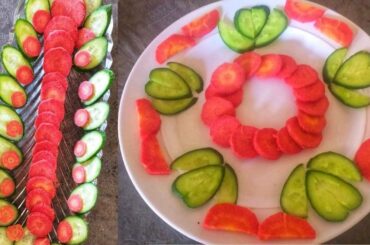Beautiful Salad Decoration Ar Home !! Salad Decoations Idea !! Malika Tv