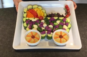 UNIQUE BABY SHOWER IDEAS - A PRAM VEGGIE TRAY