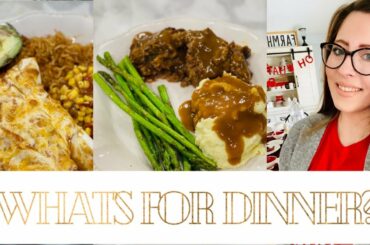 WHAT'S FOR DINNER? EASY DINNER IDEAS FOR THE BUSY MOMS