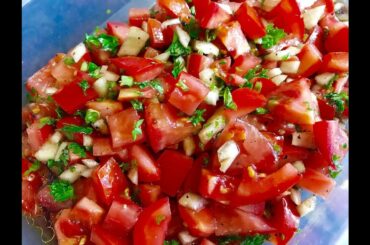 Tomato Salad with Balsamic Vinegar : Healthy Recipe