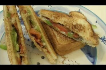 तवे पर कैसे बनाये Vegetable Cheese Grilled  Sandwich |  Healthy Recipe |