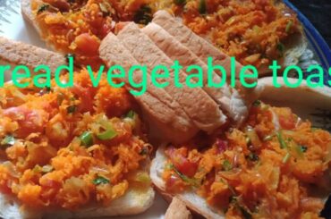 bread vegetable toast/snack for kids