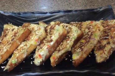 Bread Sooji Toast | Tiffin Recipe | Healthy Breakfast | Sarika kumar Recipes