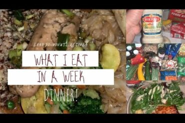 WHAT MY FAMILY OF 4 EATS IN A WEEK | WEEKNIGHT DINNER IDEAS | PATRICIA