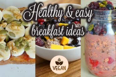 HEALTHY BREAKFAST IDEAS║VEGAN & EASY
