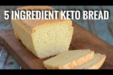 5 INGREDIENT KETO BREAD RECIPE!