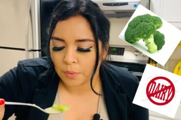 EASY AND QUICK | CREAMY DAIRY FREE BROCCOLI SOUP | HEALTHY