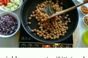 Chickpea Salad Ideal for Diabetes, High Cholesterol and Weight loss