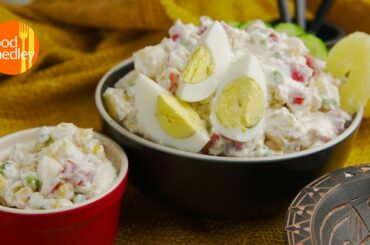 Russian Salad Recipe | Vegetable and Fruits Salad by Food Medley