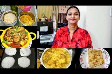 Indian housewife real morning routine || Pudhina Rice Recipe || Bread Omlette Recipe || Telugu