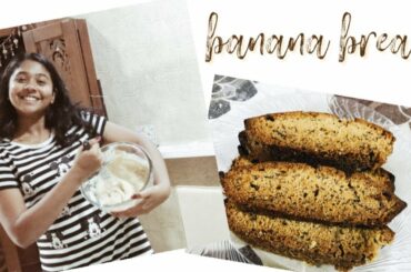 BAKING BANANA BREAD !! EASY BANANA BREAD RECIPE!