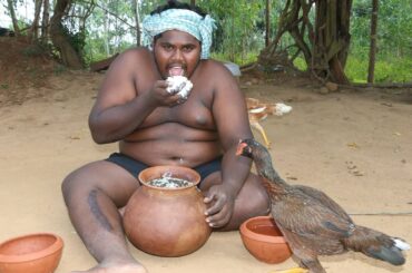 Yummy ! Curd Rice With Onions and Green Chillies | Village Healthy Food | Village Special Breakfast
