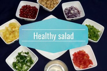 Simple Healthy salad | weight loss salad|Healthy dinner recipe