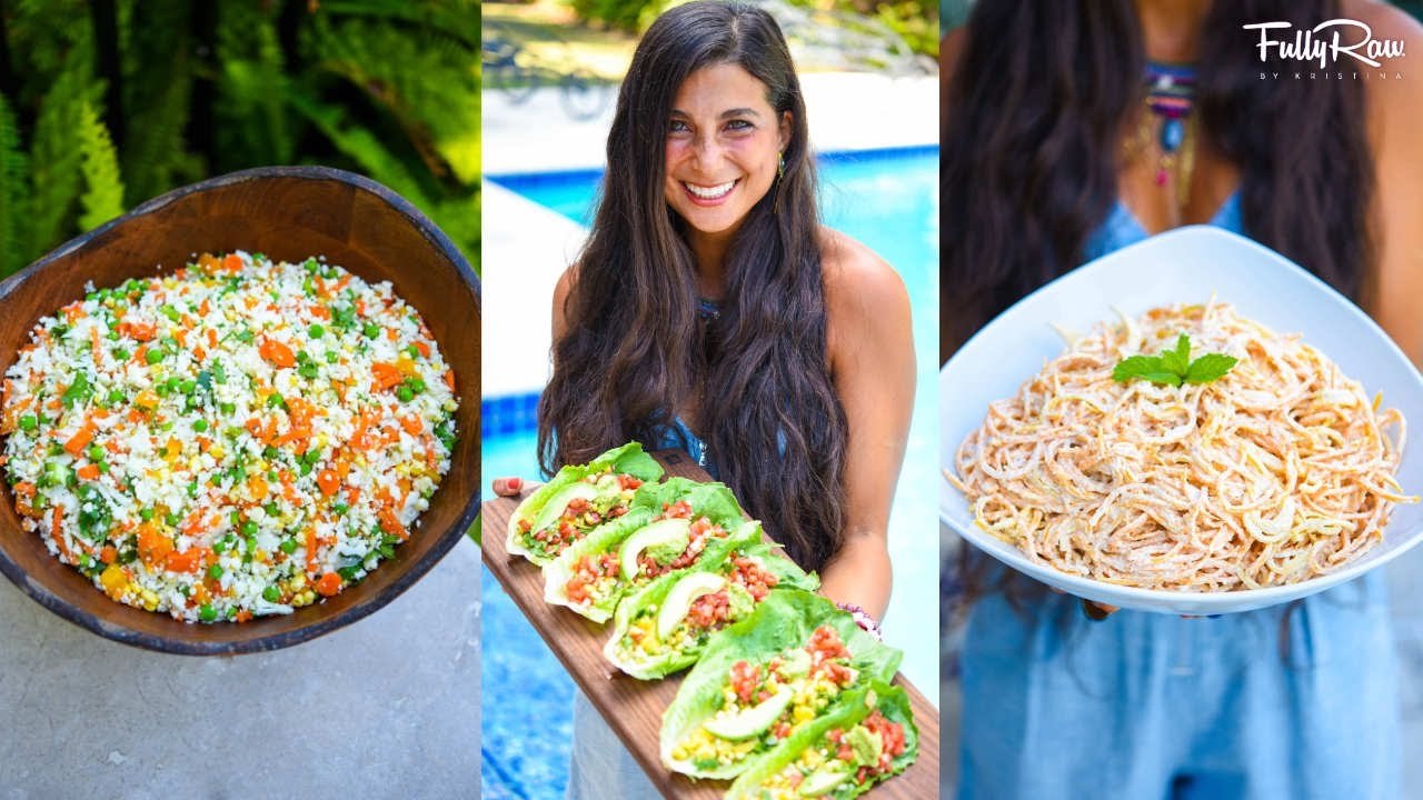 3 DELICIOUS & EASY FULLYRAW VEGAN DINNER RECIPES! 3 DELICIOUS & EASY FULLYRAW VEGAN DINNER RECIPES!