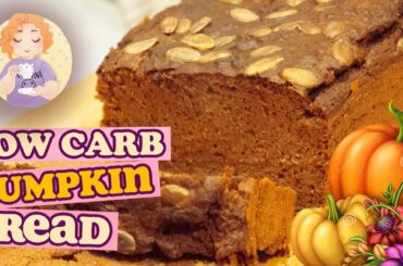 Low Carb Pumpkin Bread Recipe - Keto Sugarfree Glutenfree Tasty and Delish
