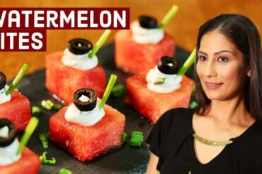 Quick Bites Recipe | Watermelon Bites | Quick & Healthy Recipes | Chef Meghna | Meghna’s Food Magic