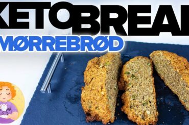 4g carbs KETO Bread Recipe Rye SMØRREBRØD 80% FAT 🍞 The Great British Bake Off Danish Week