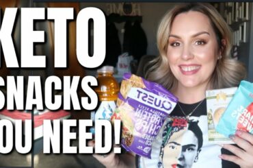 😱 BEST LOW CARB KETO SNACK IDEAS / EASY KETO SNACKS ON THEGO / DANIELA DIARIES
