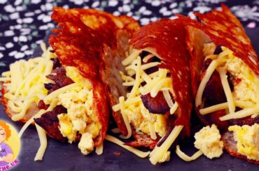 1 Ingredient KETO Taco Shell 🥙 Low Carb Breakfast Wrap Recipe (FlatBread / Tortilla)