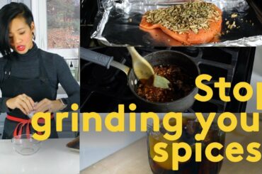 HOW TO USE WHOLE SPICES || Make dukkah, chili oil & spiced rum || Fast, easy, healthy recipe ideas